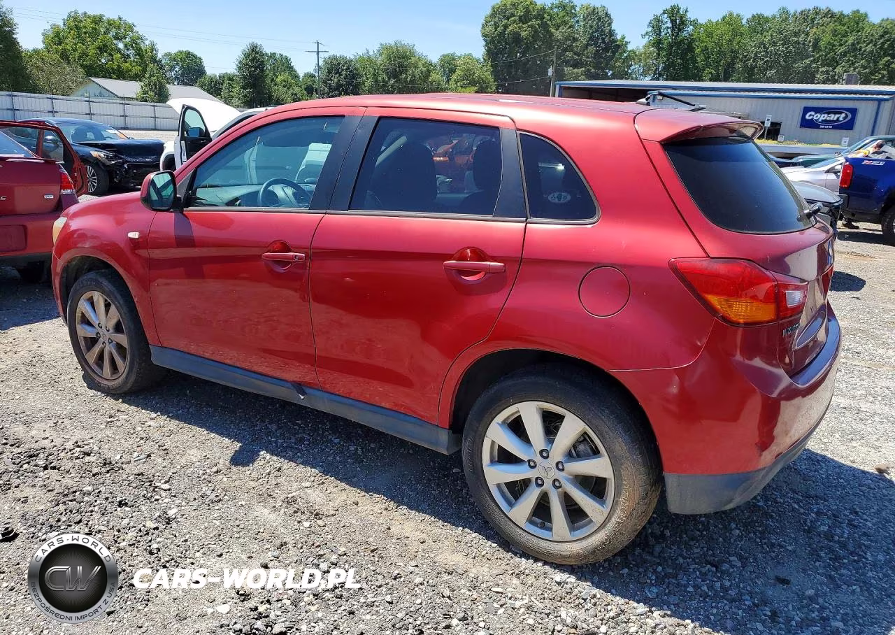 2015 Mitsubishi Outlander Sport Es VIN:4A4AP3AU2FE044783 - 2