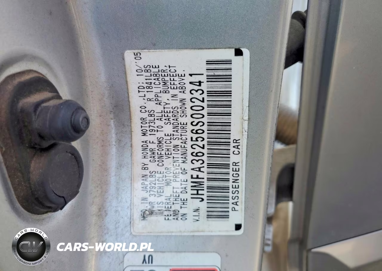 2006 Honda Civic Hybrid VIN:JHMFA36256S002341 - 12