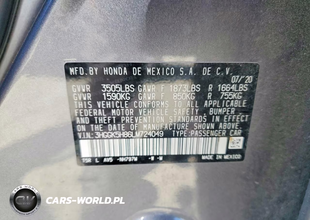 2020 Honda Fit Ex VIN:3HGGK5H86LM724049 - 13