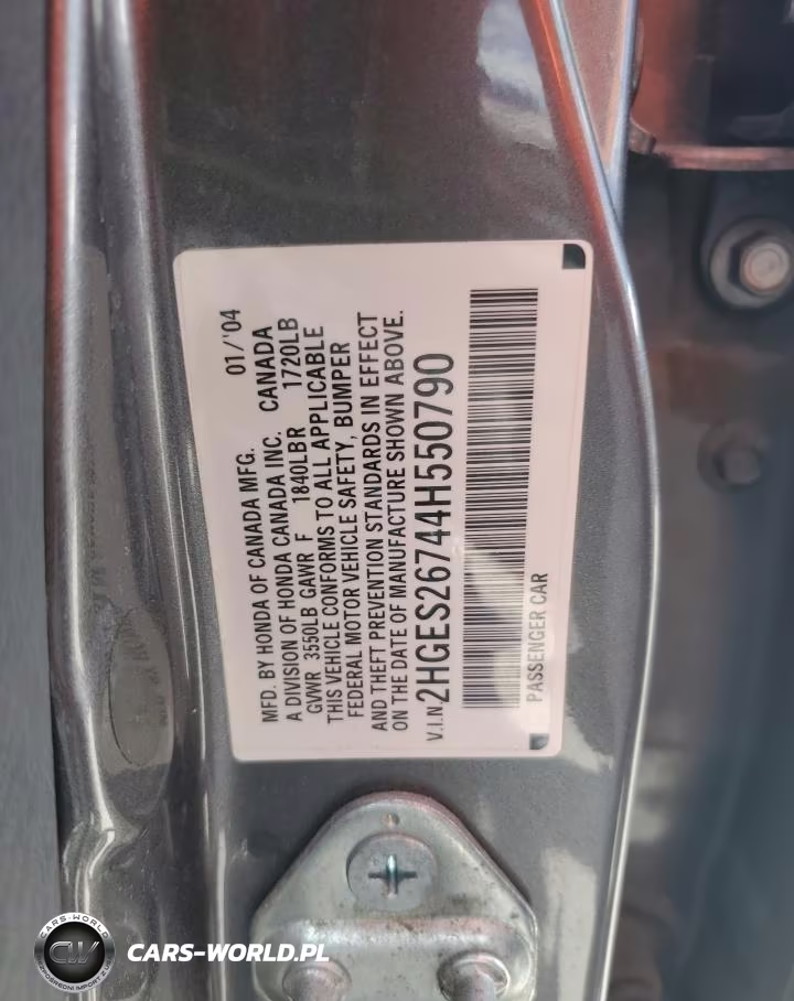 2004 Honda Civic Ex VIN:2HGES26744H550790 - 12