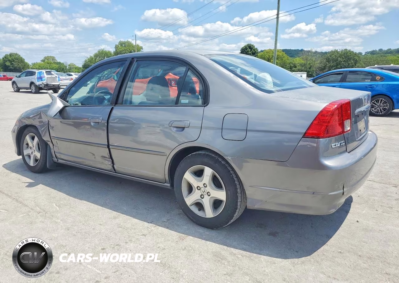 2004 Honda Civic Ex VIN:2HGES26744H550790 - 2