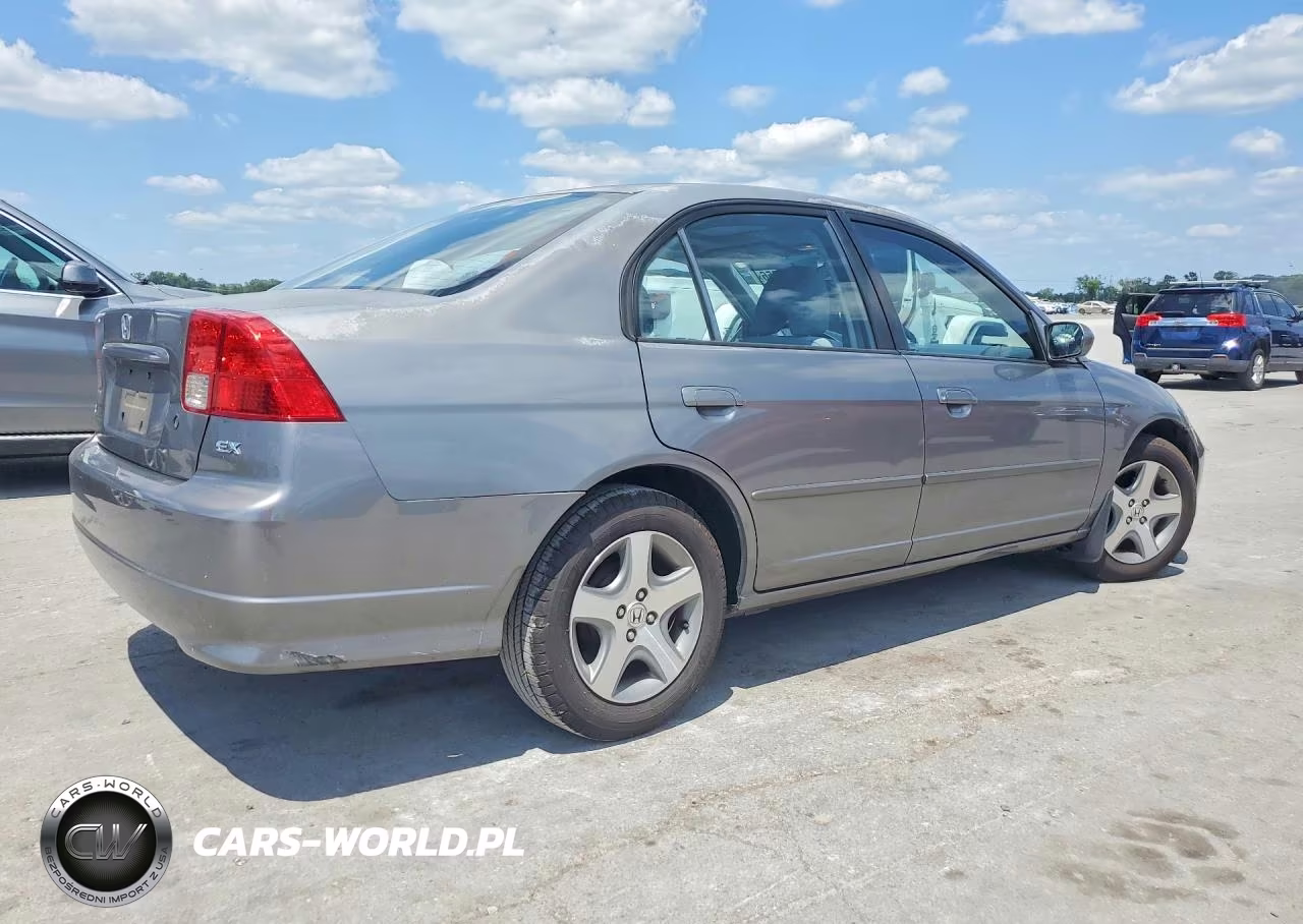 2004 Honda Civic Ex VIN:2HGES26744H550790 - 3