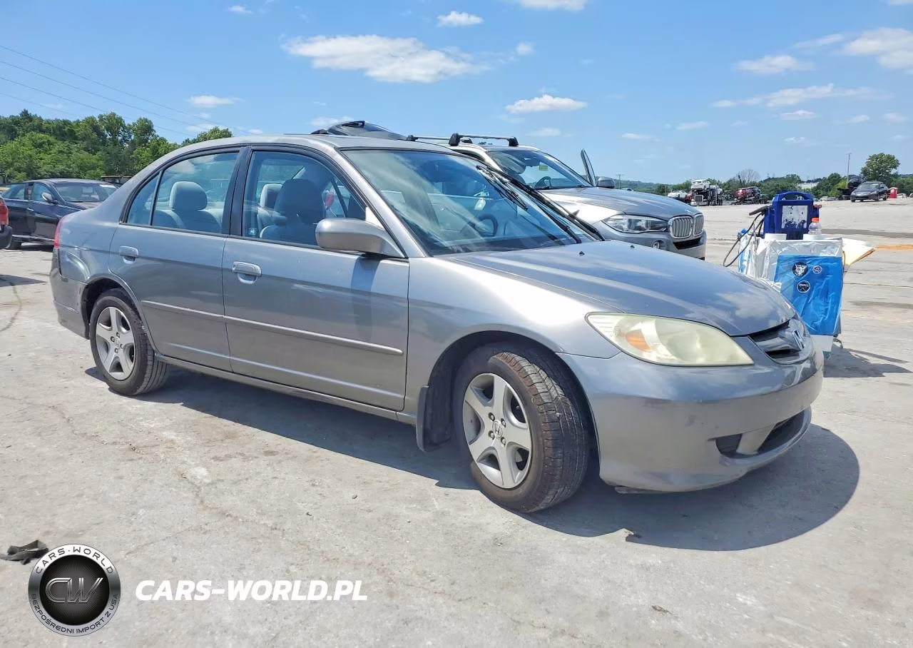 2004 Honda Civic Ex VIN:2HGES26744H550790 - 4