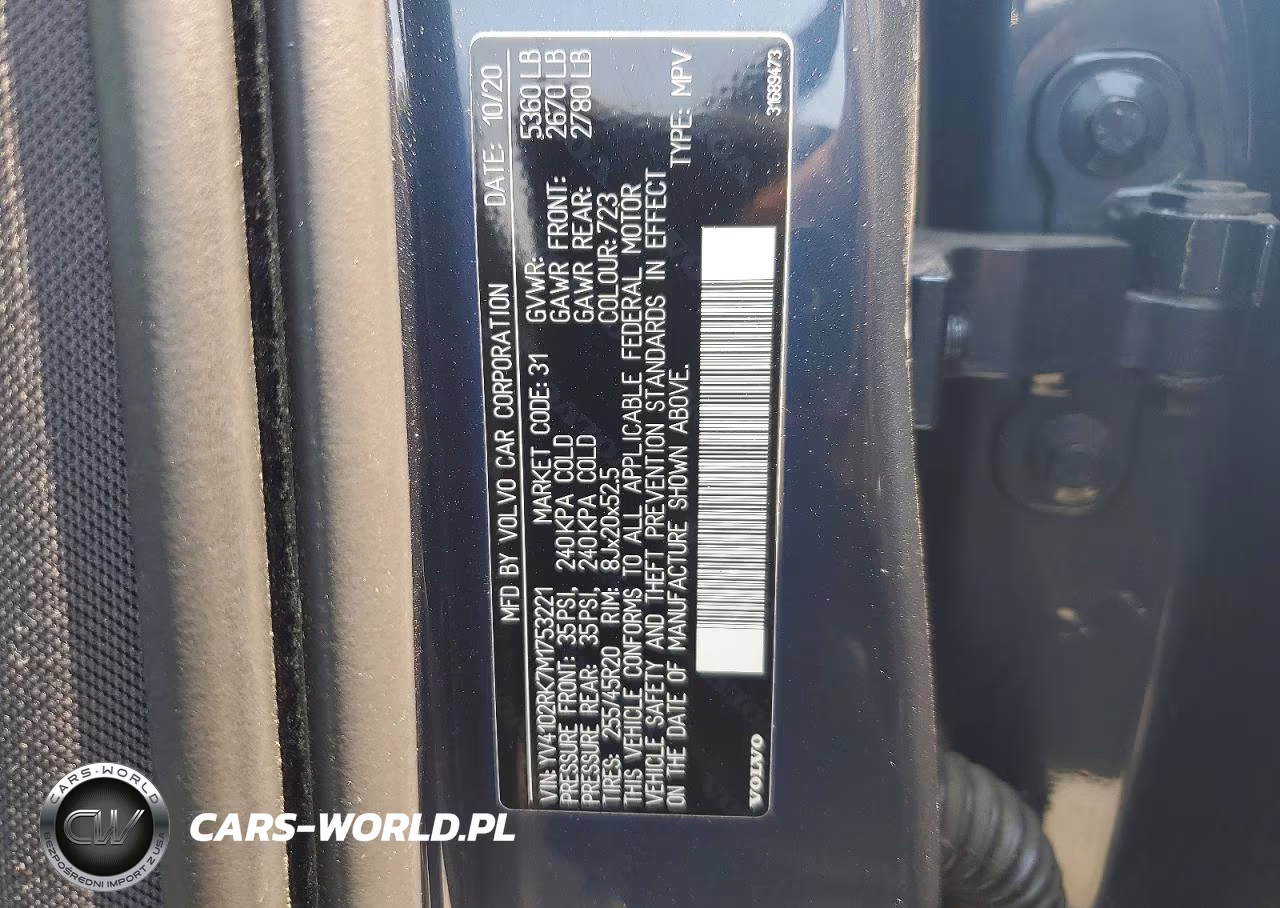 2021 Volvo Xc60 T5 Momentum VIN:YV4102RK7M1753221 - 14