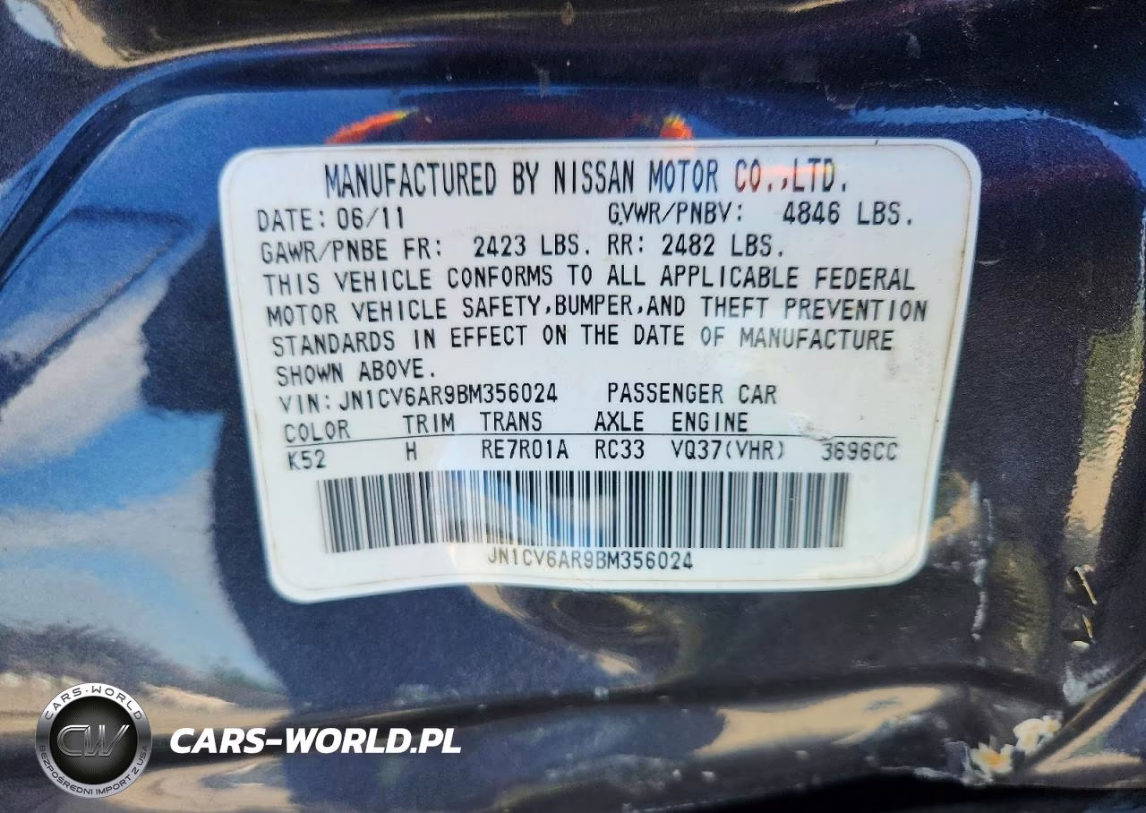 2011 Infiniti G37 Sedan X VIN:JN1CV6AR9BM356024 - 13