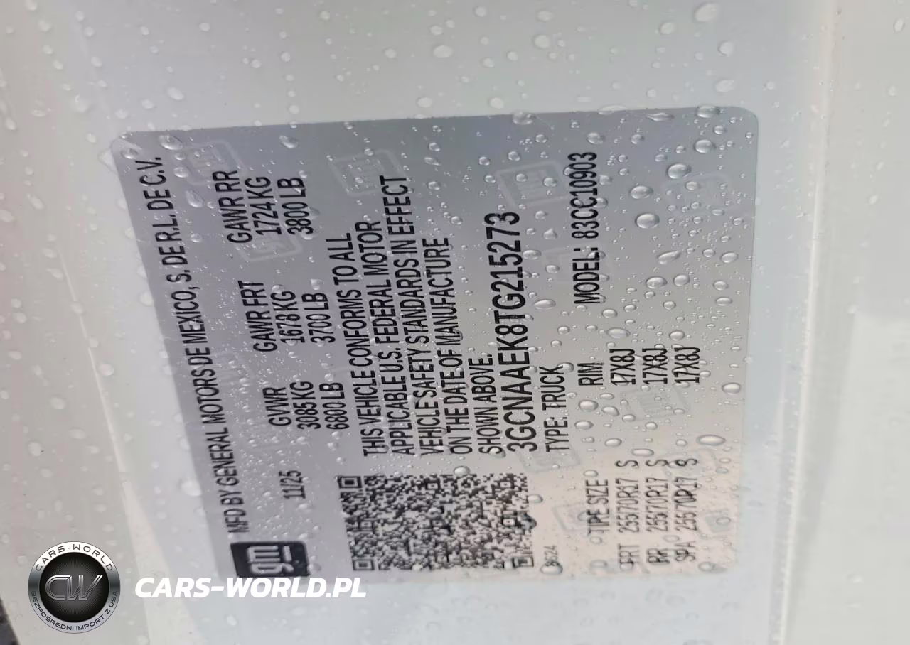 2026 Chevrolet Silverado C1500 VIN:3GCNAAEK8TG215273 - 12