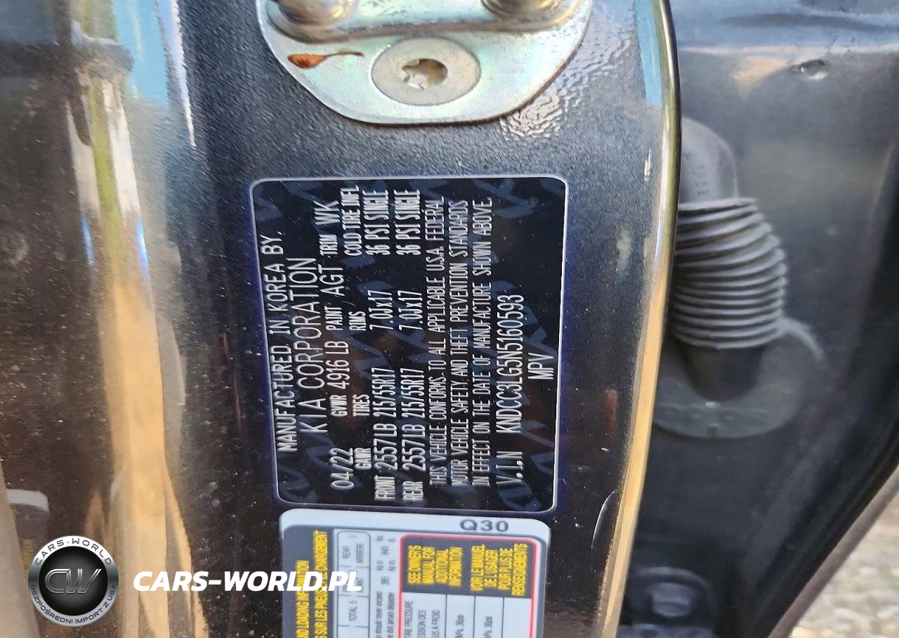2022 Kia Niro Ev S VIN:KNDCC3LG5N5160593 - 12