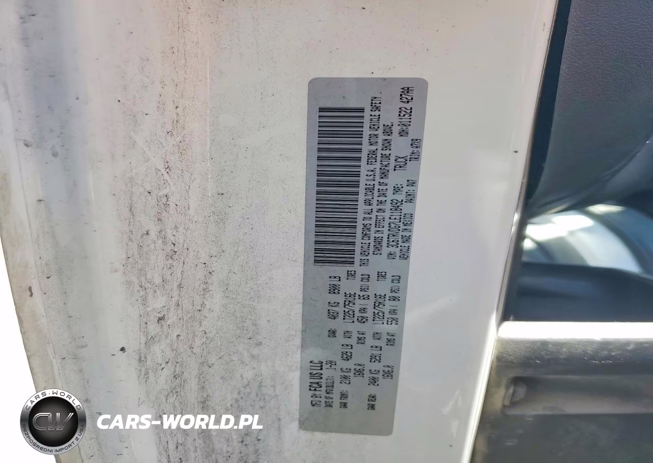 2020 Ram Promaster 2500 Delivery Van VIN:3C6TRVDG7LE118492 - 13
