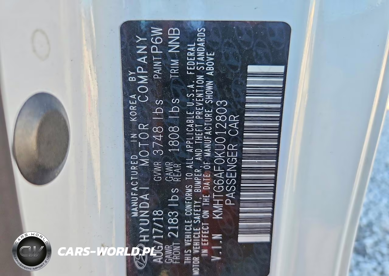2019 Hyundai Veloster 2.0L Premium VIN:KMHTG6AF0KU012803 - 12