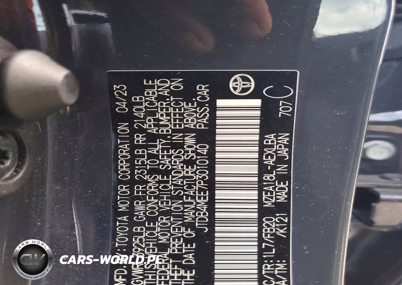 2023 Toyota Corolla Le VIN:JTDB4MEE7P3010140 - 13