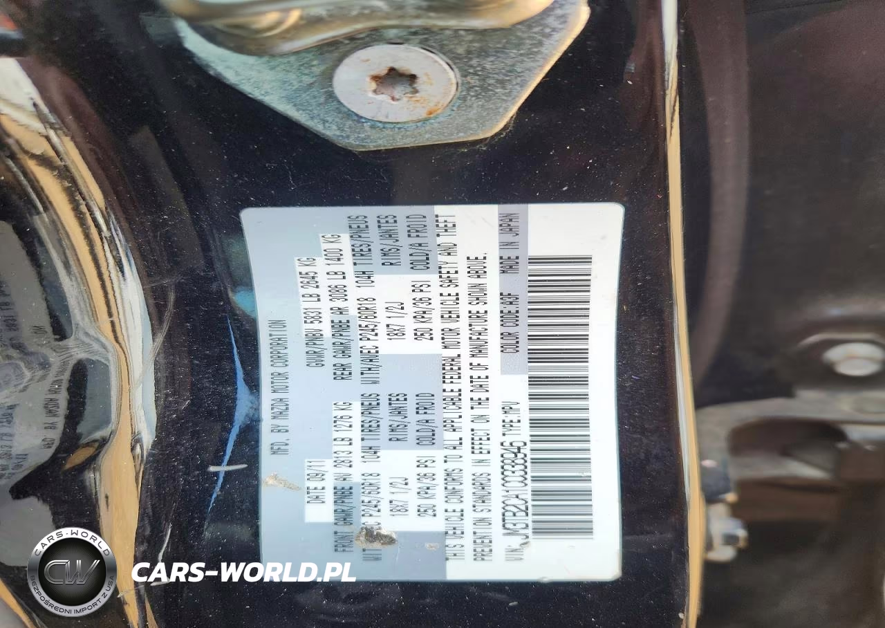 2012 Mazda Cx-9 Touring VIN:JM3TB2CA1C0338946 - 13