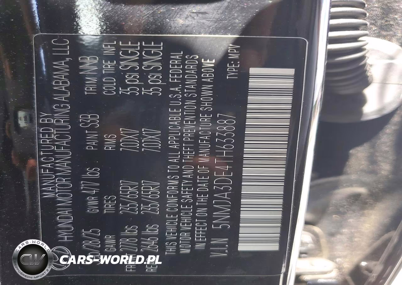 2026 Hyundai Tucson Se VIN:5NMJA3DE4TH633887 - 12