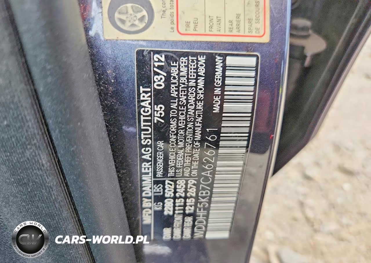 2012 Mercedes-Benz E 350 VIN:WDDHF5KB7CA626761 - 12