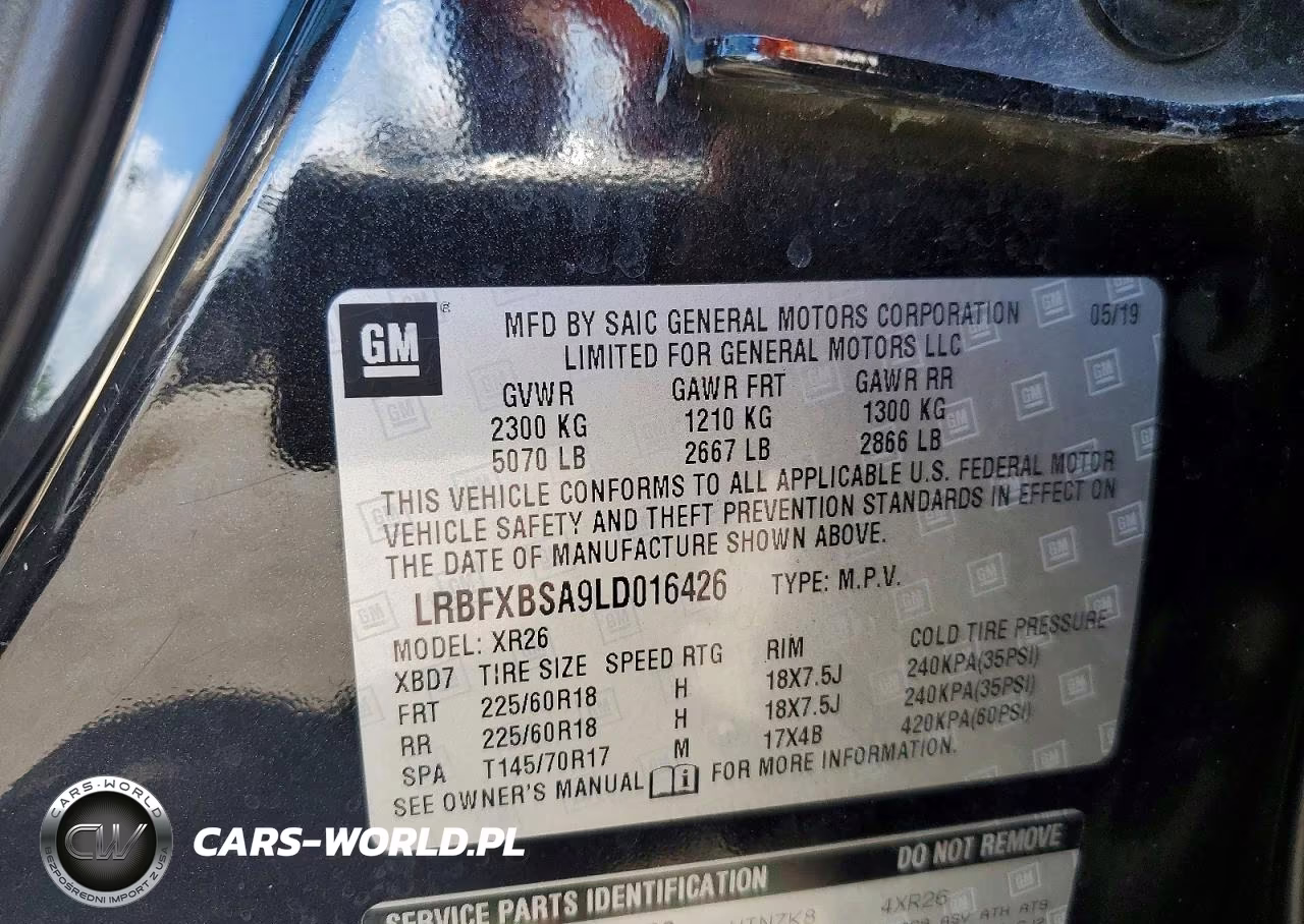 2020 Buick Envision Preferred VIN:LRBFXBSA9LD016426 - 13