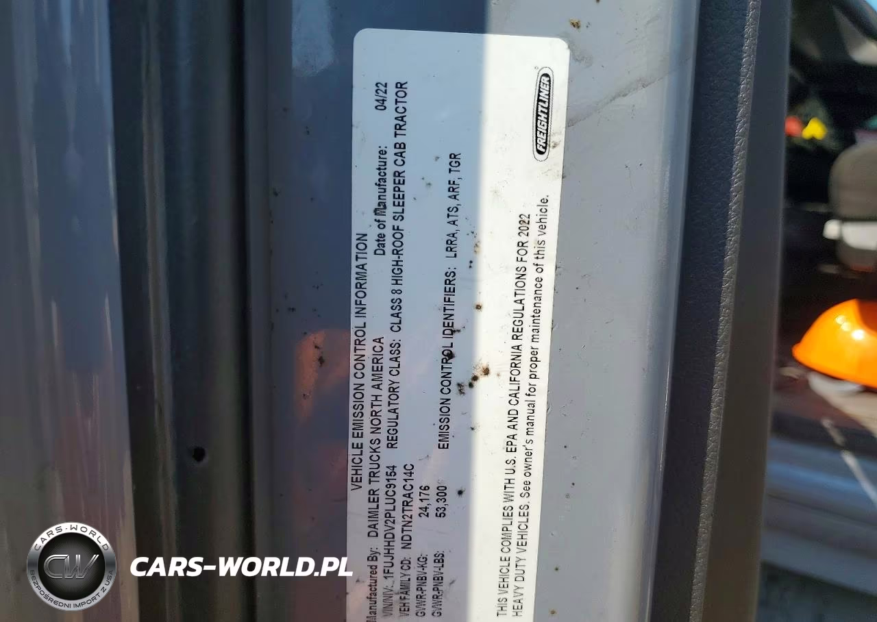 2023 Freightliner Cascadia 126 VIN:1FUJHHDV2PLUC9154 - 12