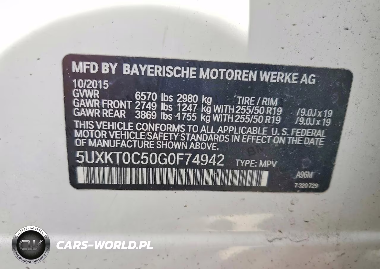2016 BMW X5 Xdr40E VIN:5UXKT0C50G0F74942 - 13
