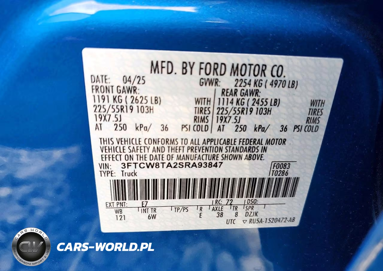 2025 Ford Maverick VIN:3FTCW8TA2SRA93847 - 13
