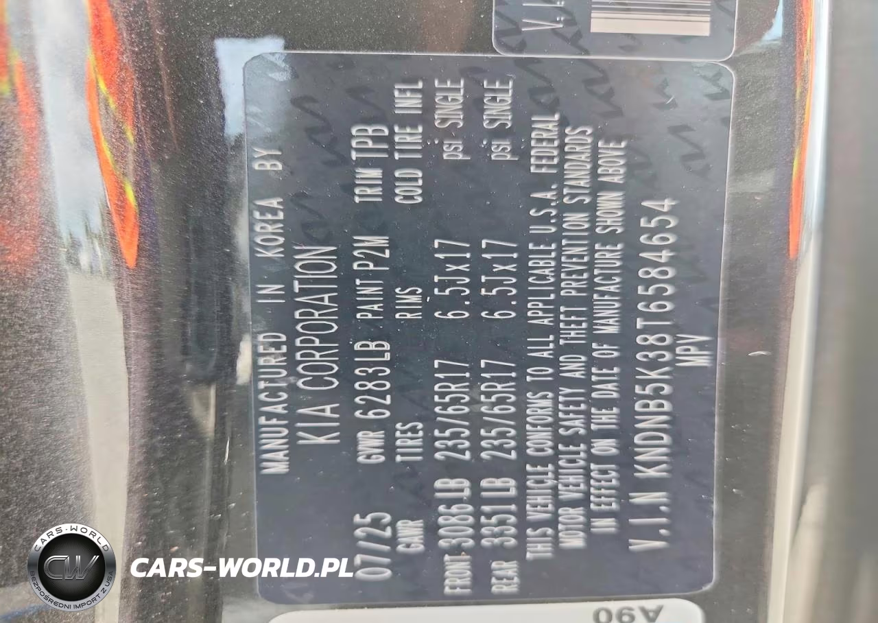 2026 Kia Carnival Lxs VIN:KNDNB5K38T6584654 - 13