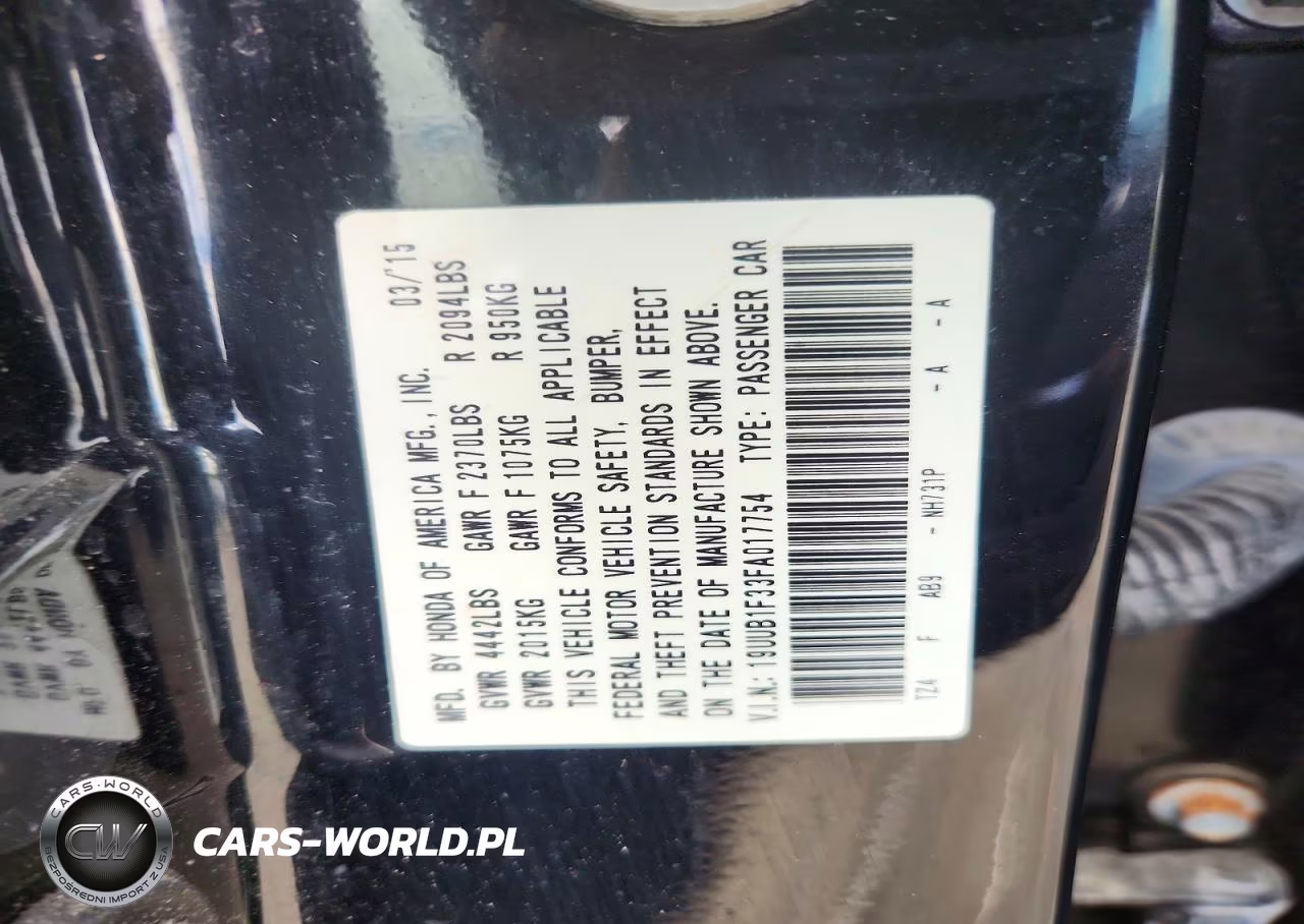 2015 Acura Tlx VIN:19UUB1F33FA017754 - 12