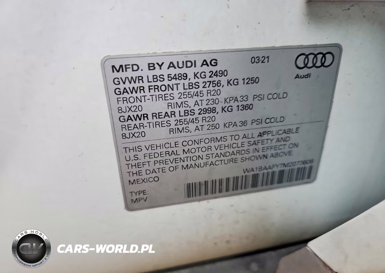 2021 Audi Q5 Premium Plus VIN:WA1BAAFY7M2073606 - 12