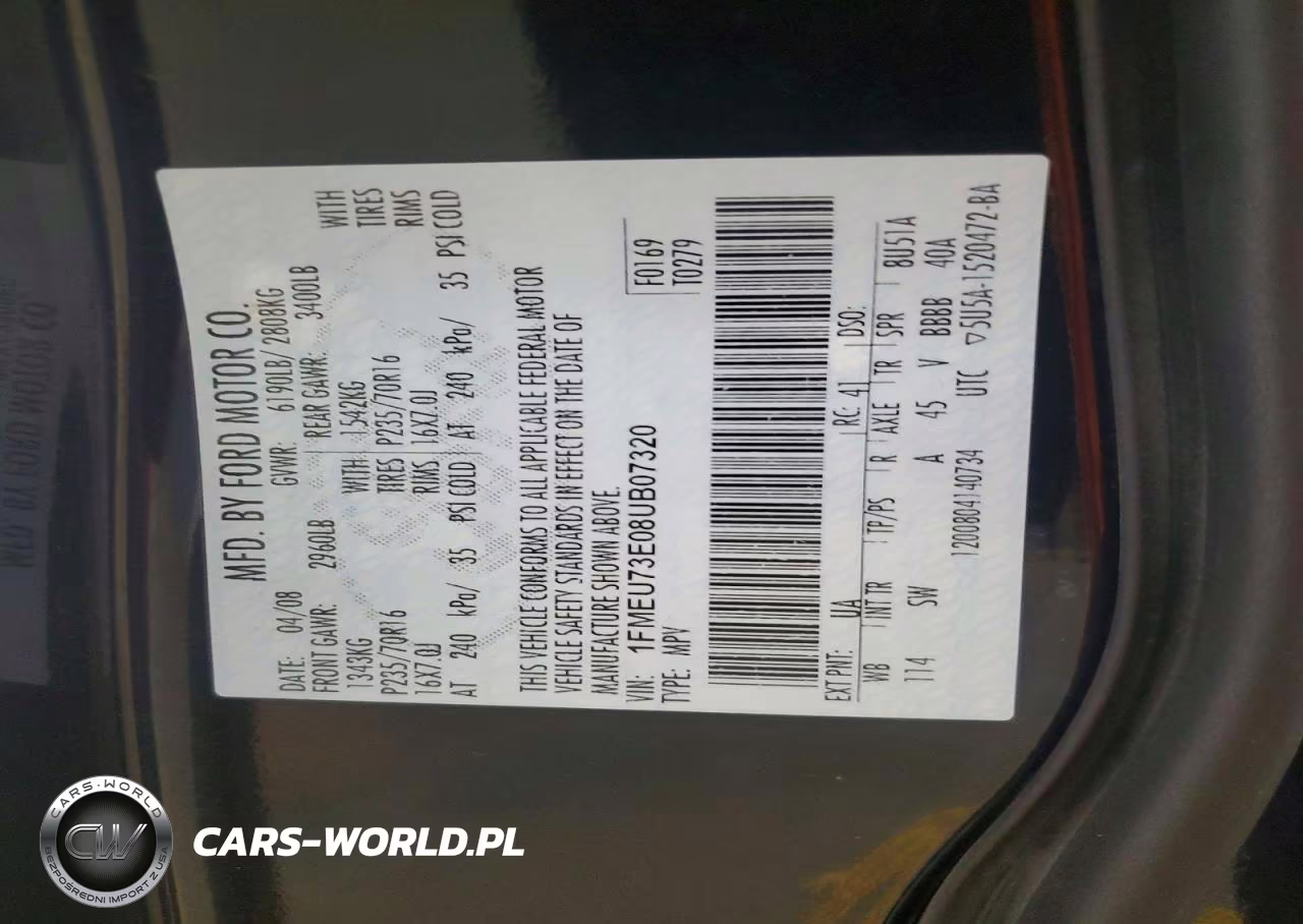 2008 Ford Explorer Xlt VIN:1FMEU73E08UB07320 - 13