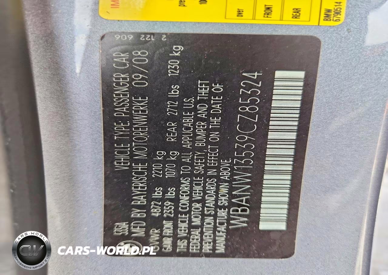 2009 BMW 535 I VIN:WBANW13539CZ85324 - 12