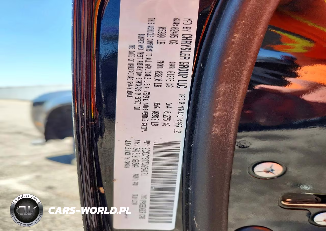 2012 Dodge Challenger R-T VIN:2C3CDYBT7CH254171 - 12