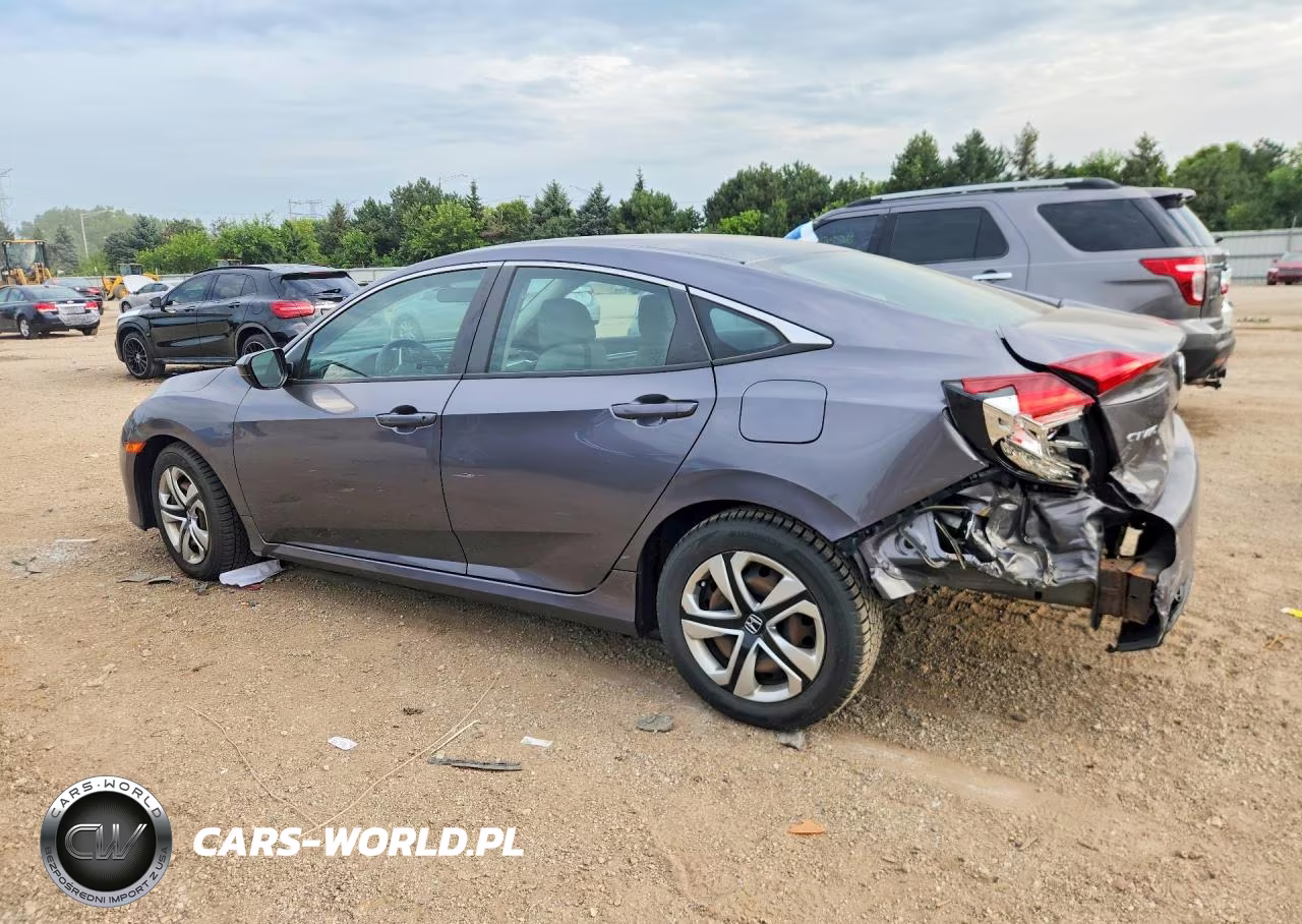 2018 Honda Civic Lx VIN:19XFC2F51JE006883 - 2