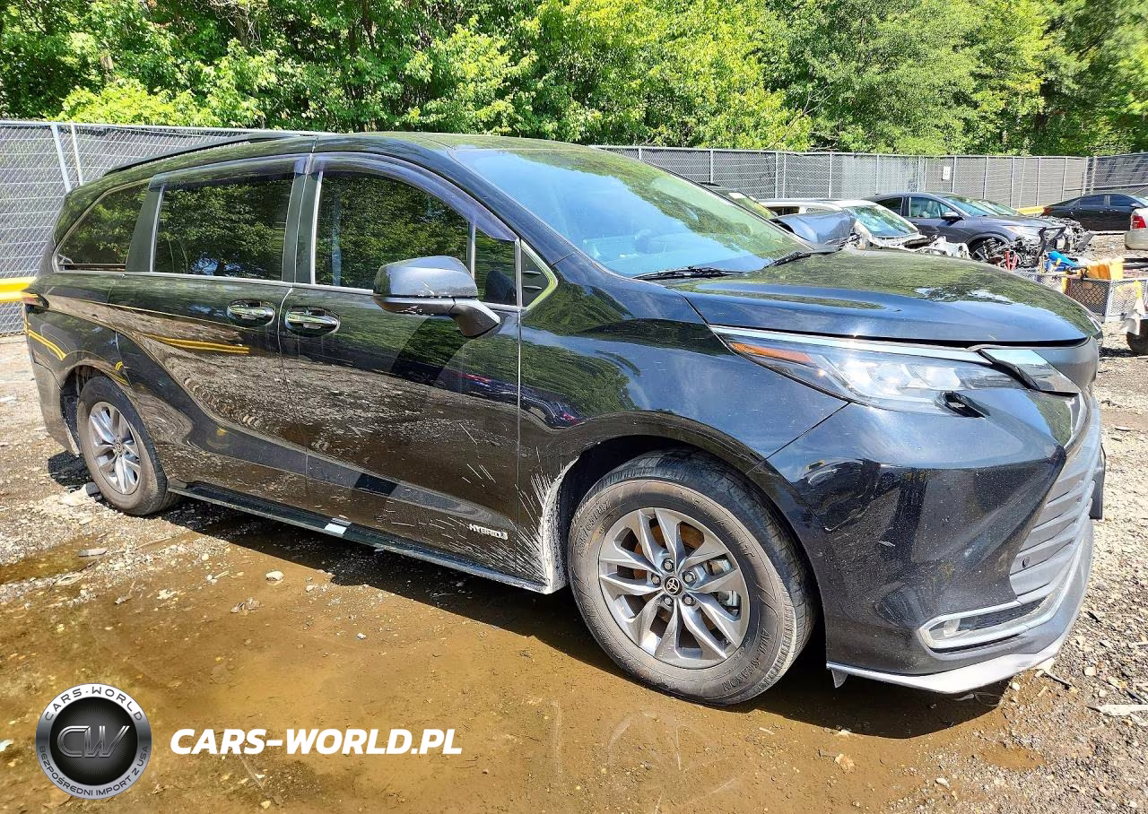 2021 Toyota Sienna Xle VIN:5TDJRKEC7MS027708 - 4