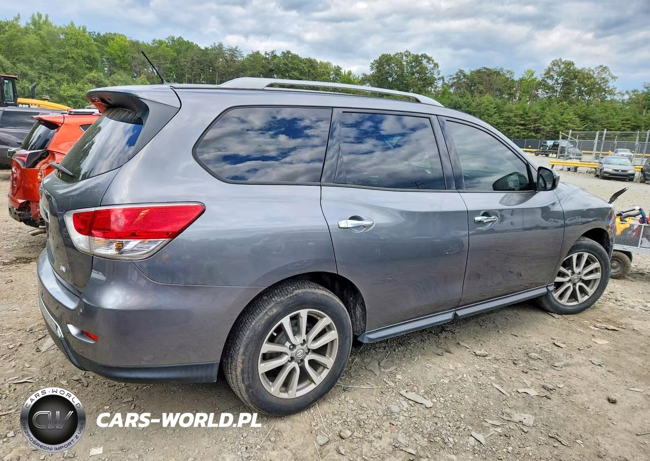 2015 Nissan Pathfinder Sv VIN:5N1AR2MNXFC629716 - 3
