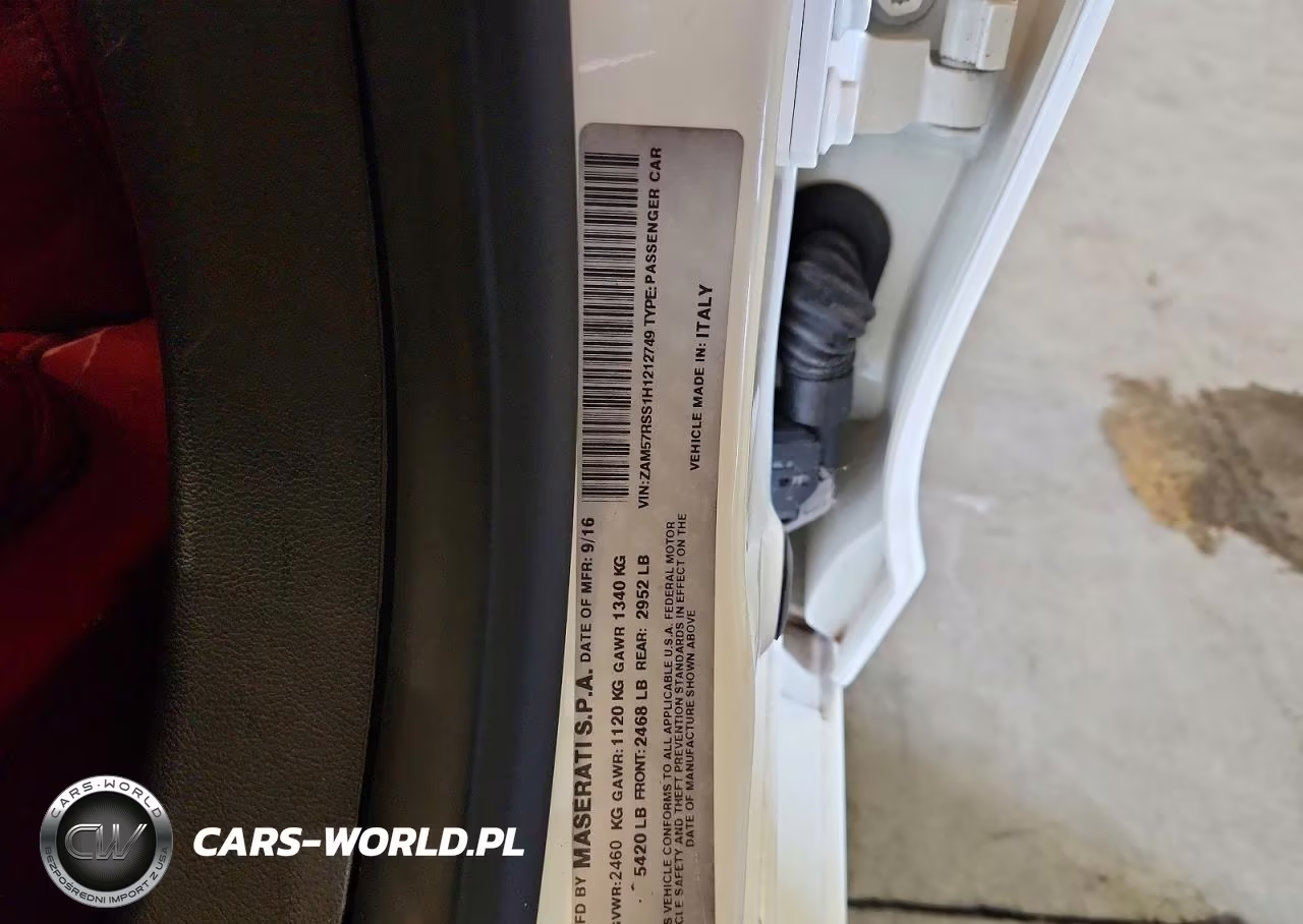 2017 Maserati Ghibli S VIN:ZAM57RSS1H1212749 - 12