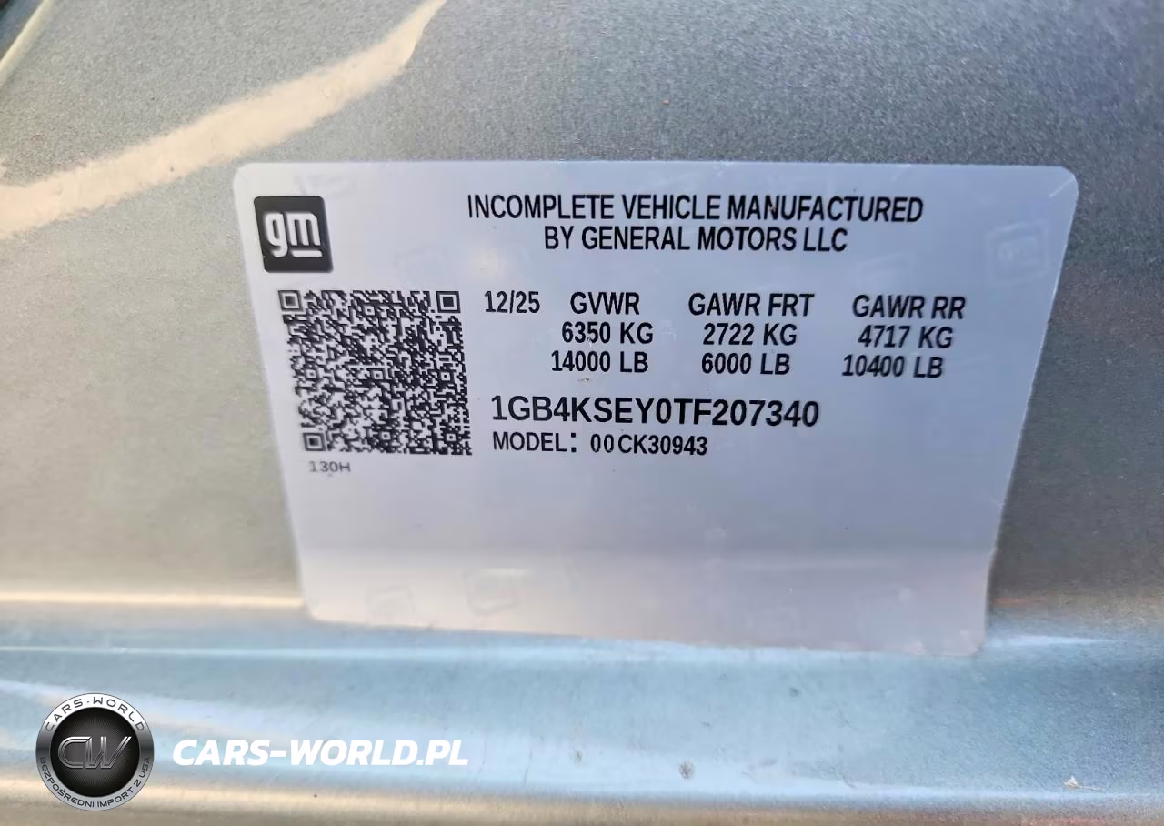 2026 Chevrolet Silverado K3500 VIN:1GB4KSEY0TF207340 - 12