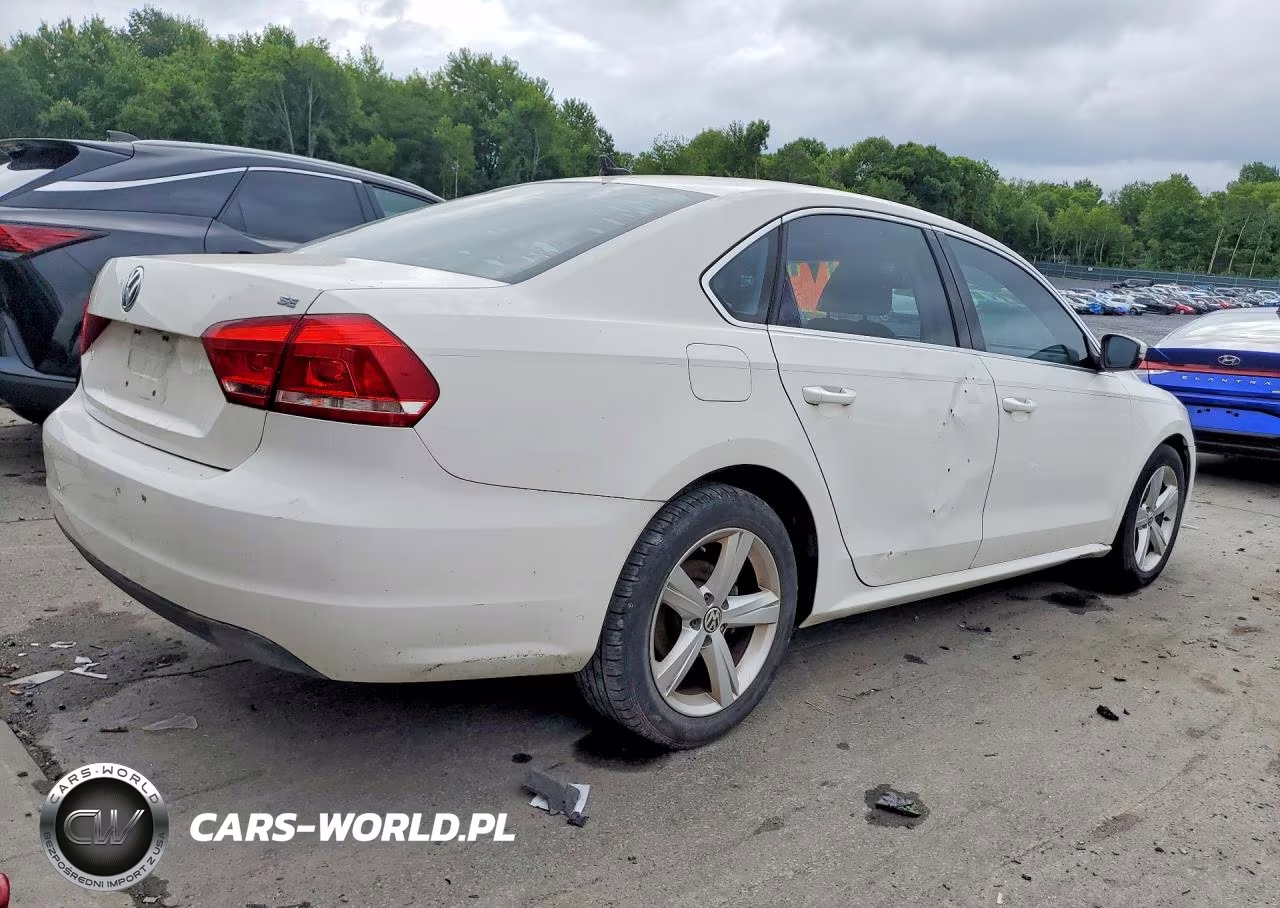 2013 Volkswagen Passat Se VIN:1VWBH7A38DC122819 - 3