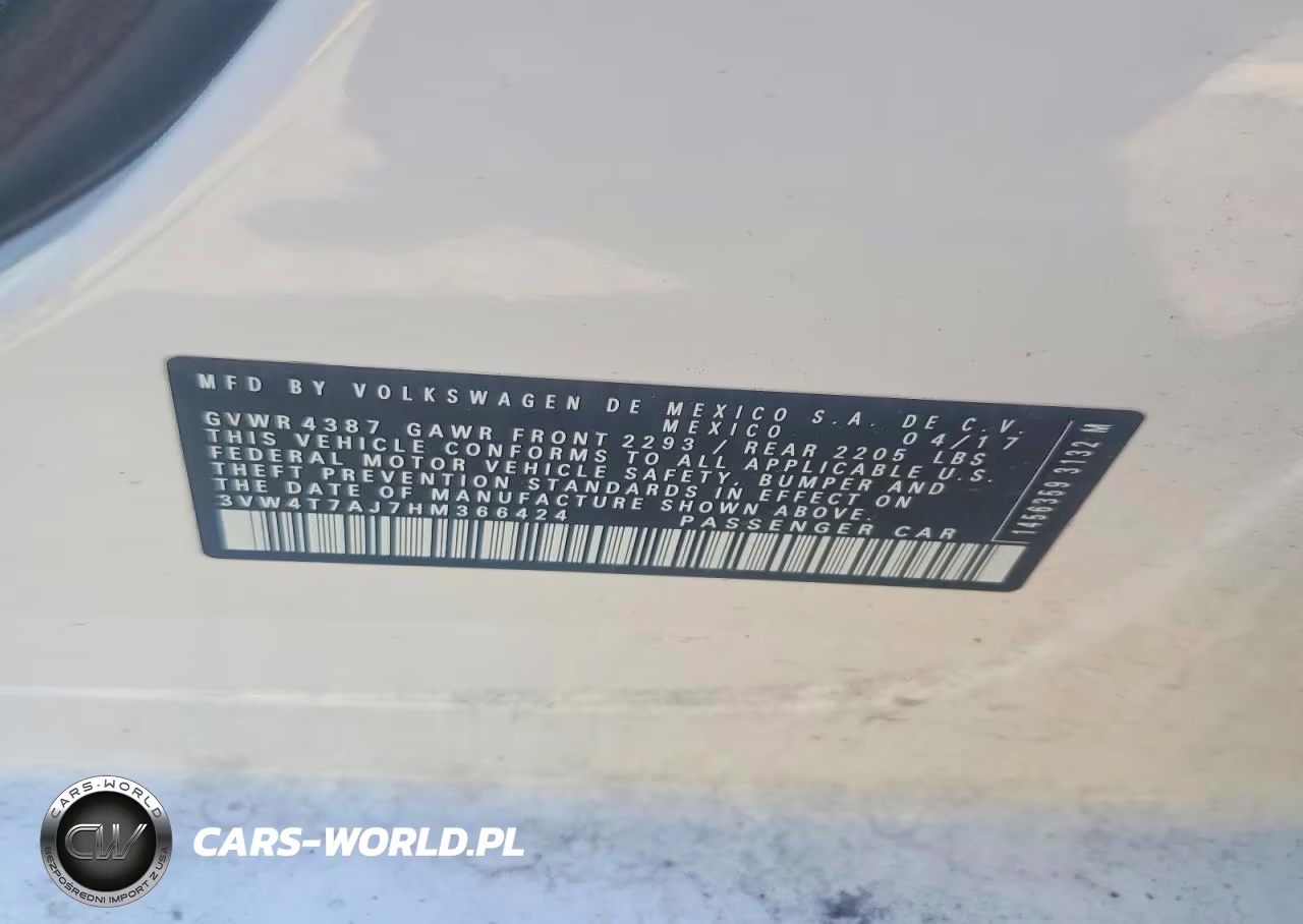 2017 Volkswagen Jetta Gli VIN:3VW4T7AJ7HM366424 - 12