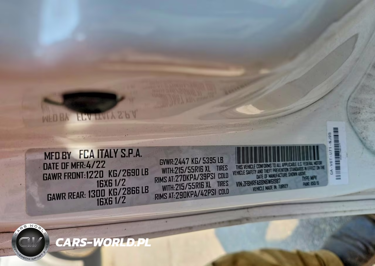 2022 Ram Promaster City Tradesman VIN:ZFBHRFAB8N6W61987 - 13