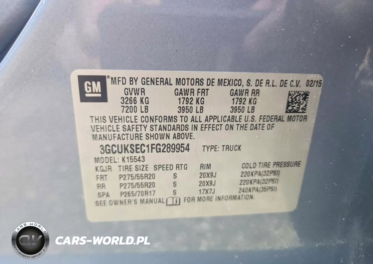 2015 Chevrolet Silverado K1500 Ltz VIN:3GCUKSEC1FG289954 - 13