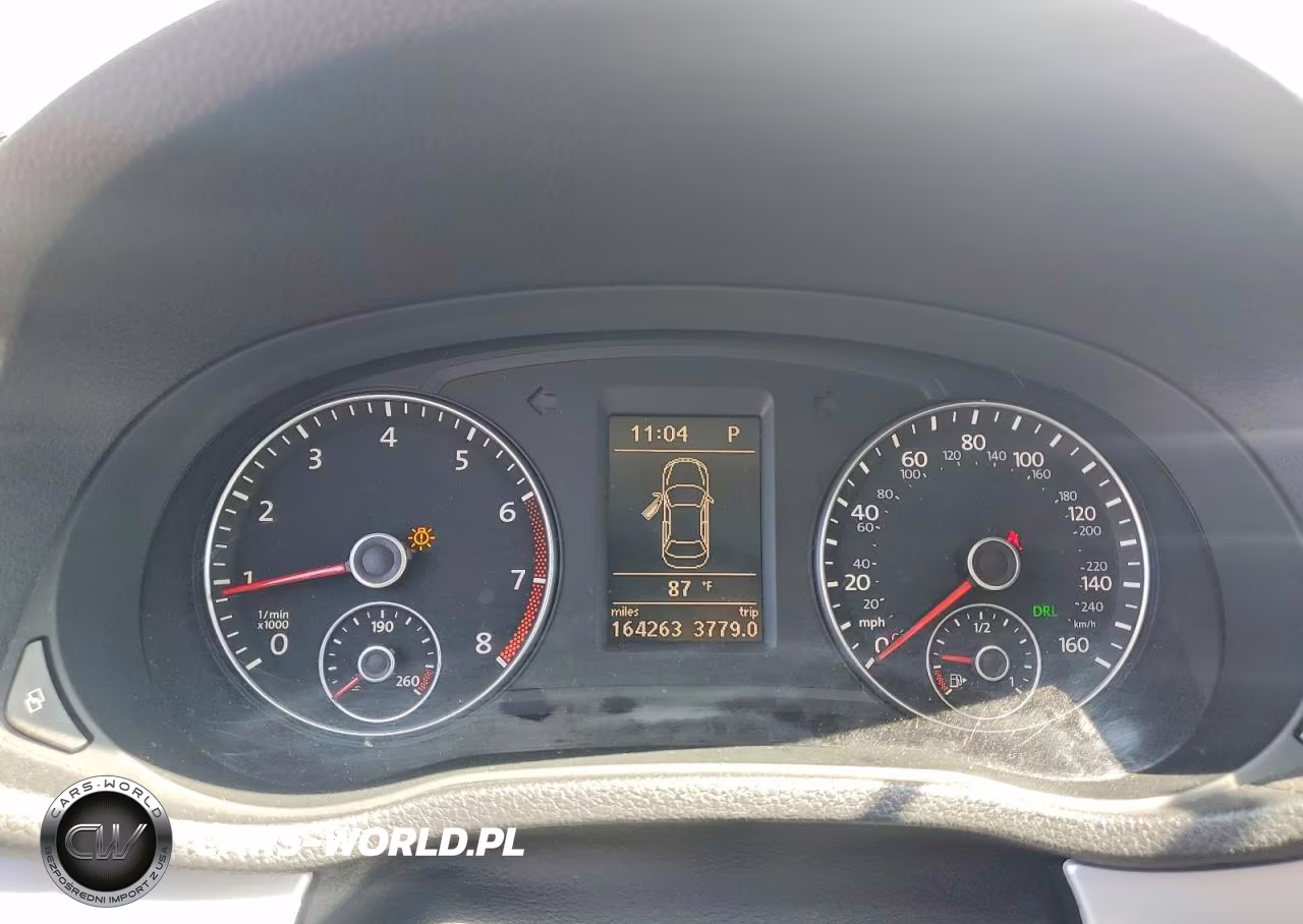 2012 Volkswagen Passat Se VIN:1VWBP7A30CC073102 - 9