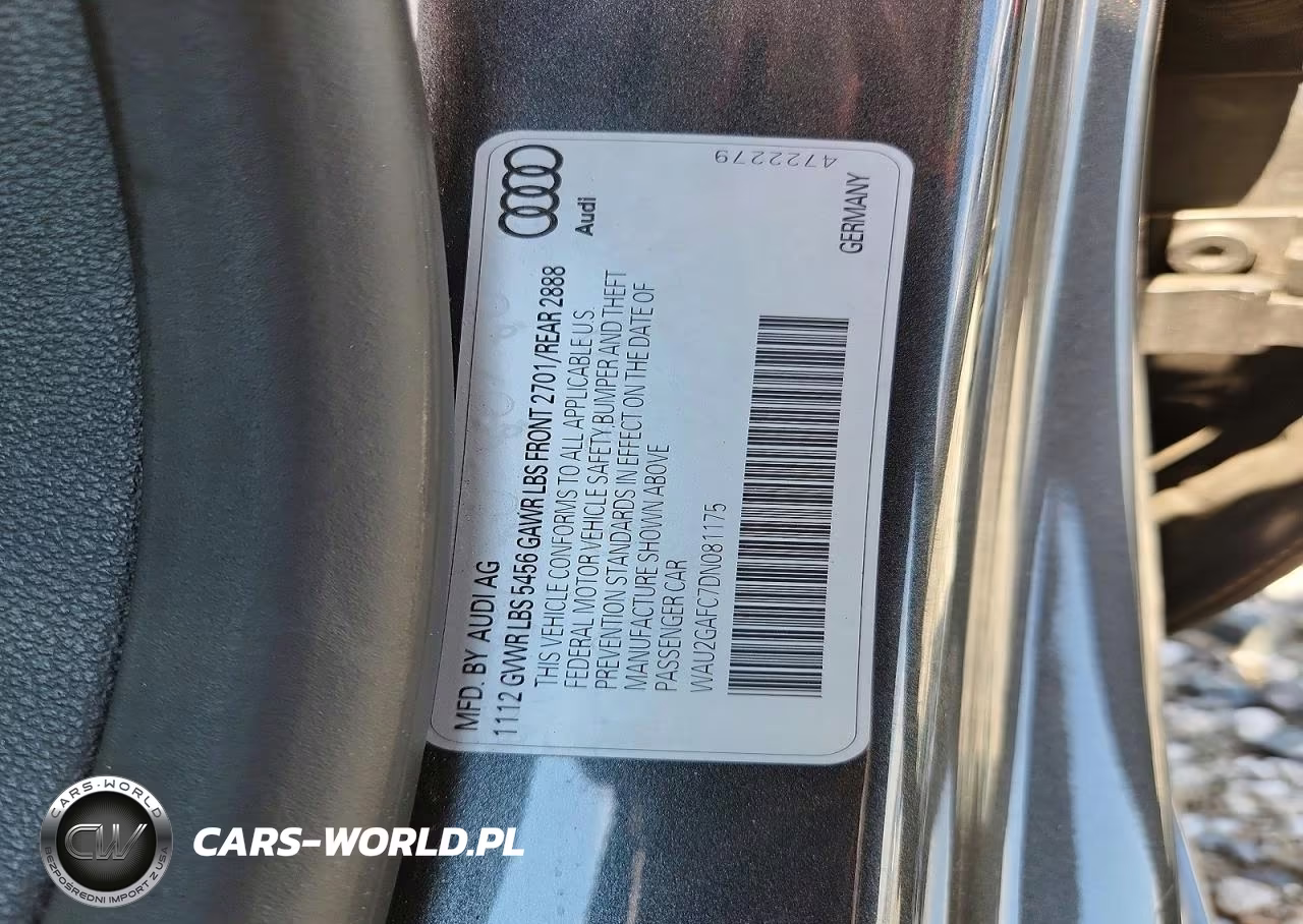 2013 Audi A7 Prestige VIN:WAU2GAFC7DN081175 - 13