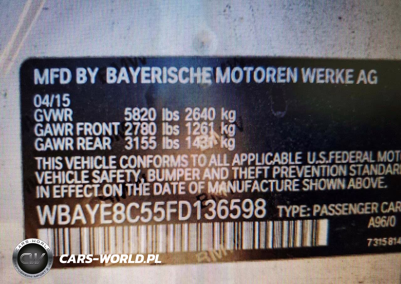 2015 BMW Alpina B7 VIN:WBAYE8C55FD136598 - 12
