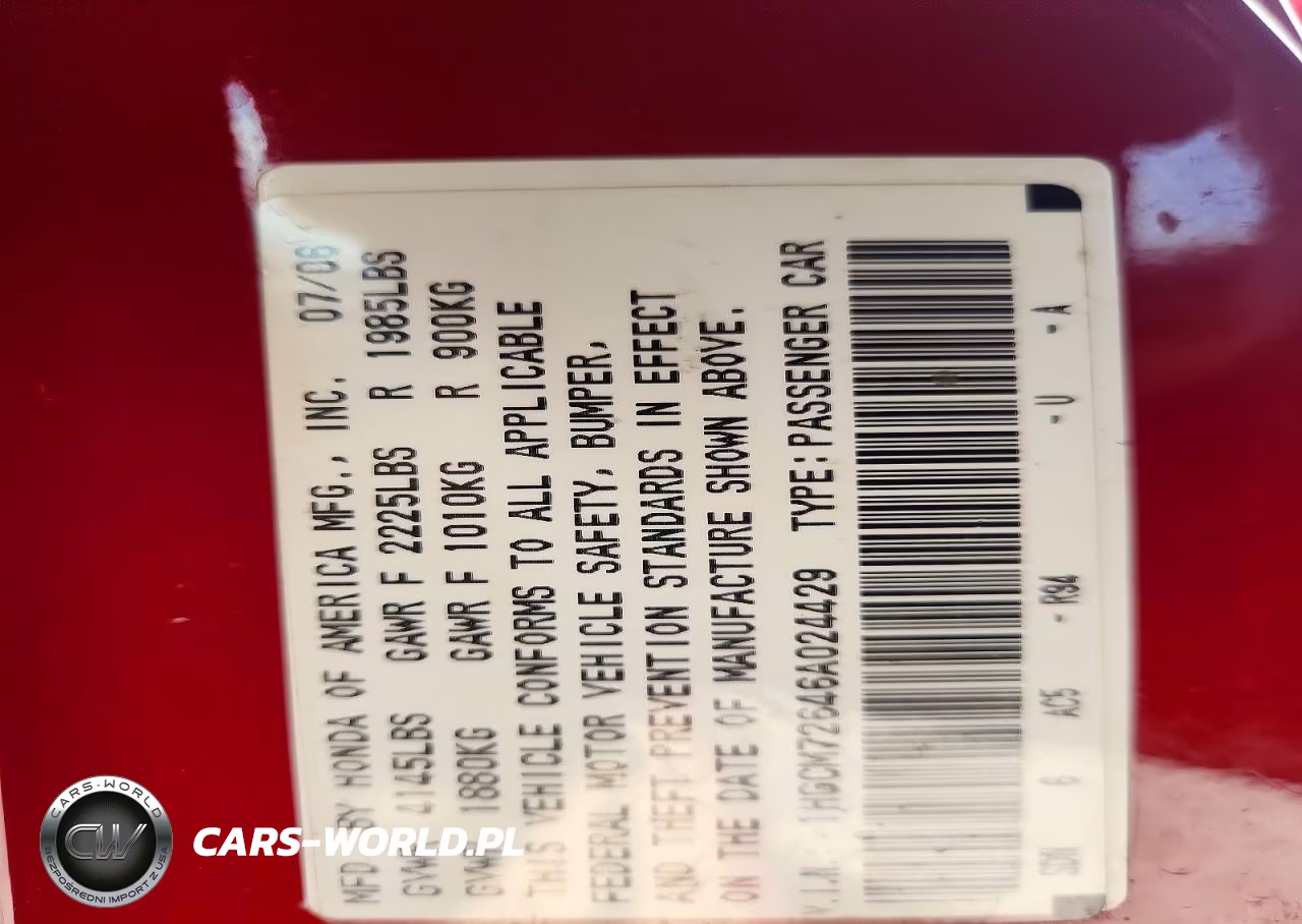 2006 Honda Accord Ex VIN:1HGCM72646A024429 - 12
