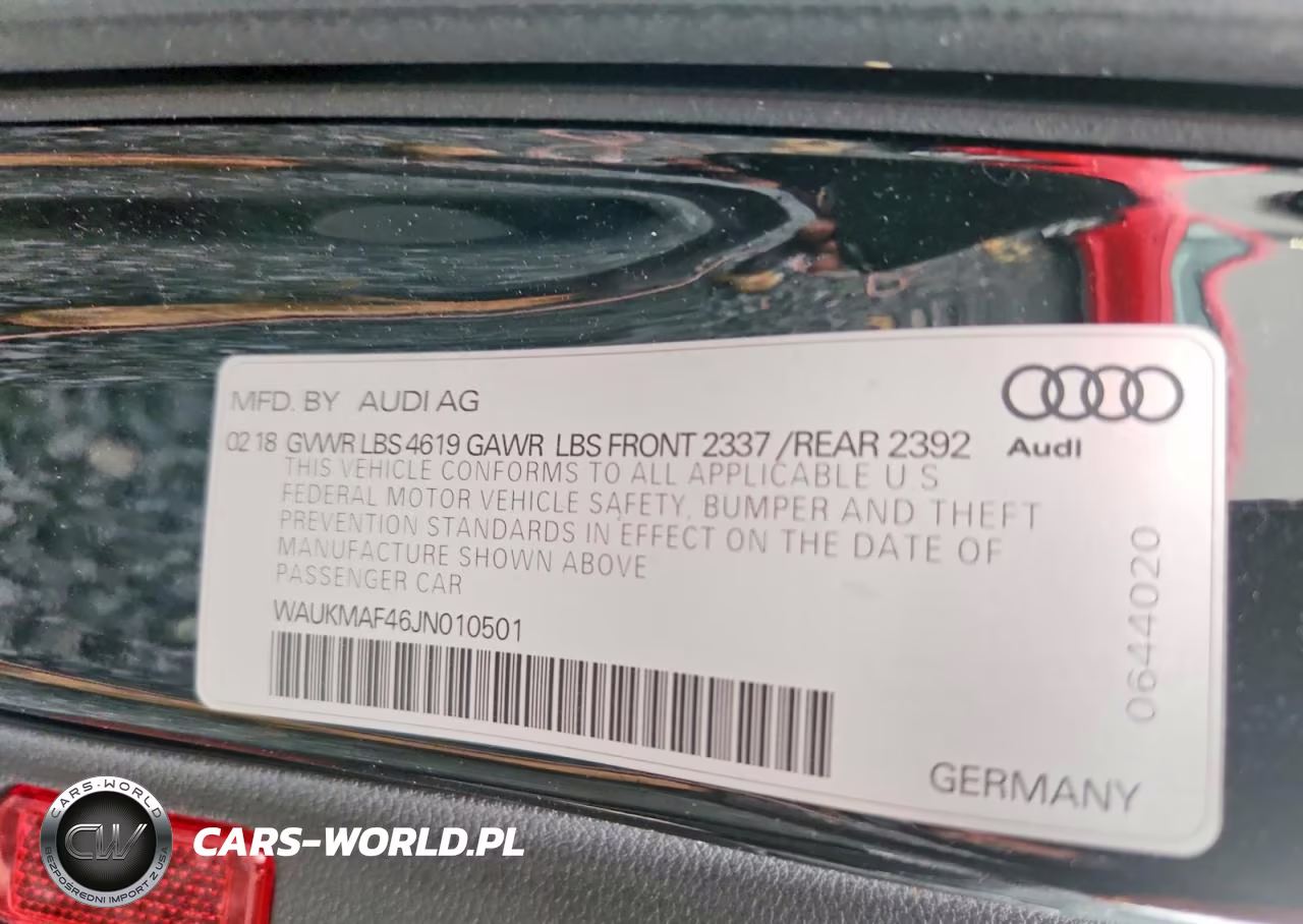 2018 Audi A4 Premium VIN:WAUKMAF46JN010501 - 12
