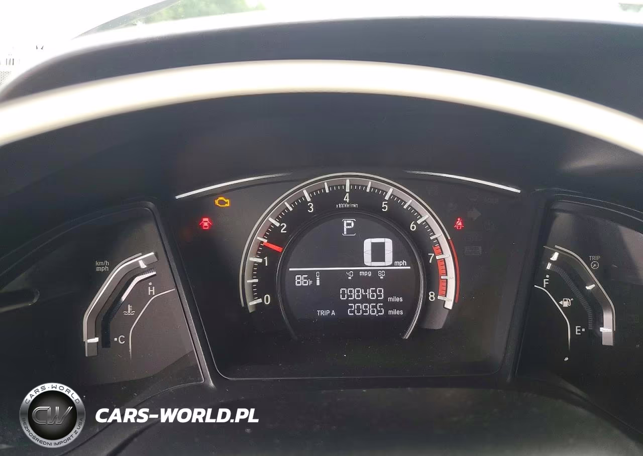 2016 Honda Civic Lx VIN:19XFC2F5XGE015607 - 9