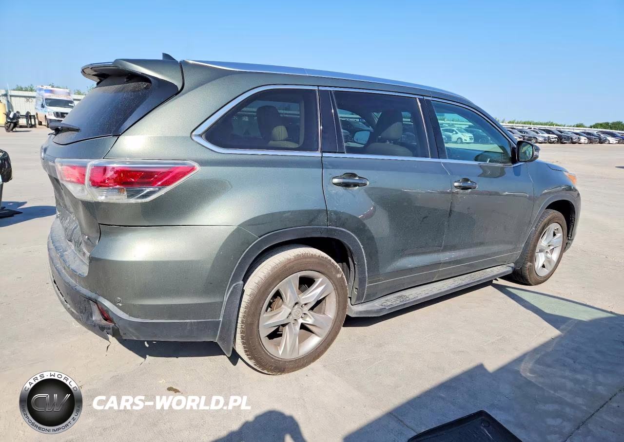 2014 Toyota Highlander Limited VIN:5TDYKRFHXES006021 - 3