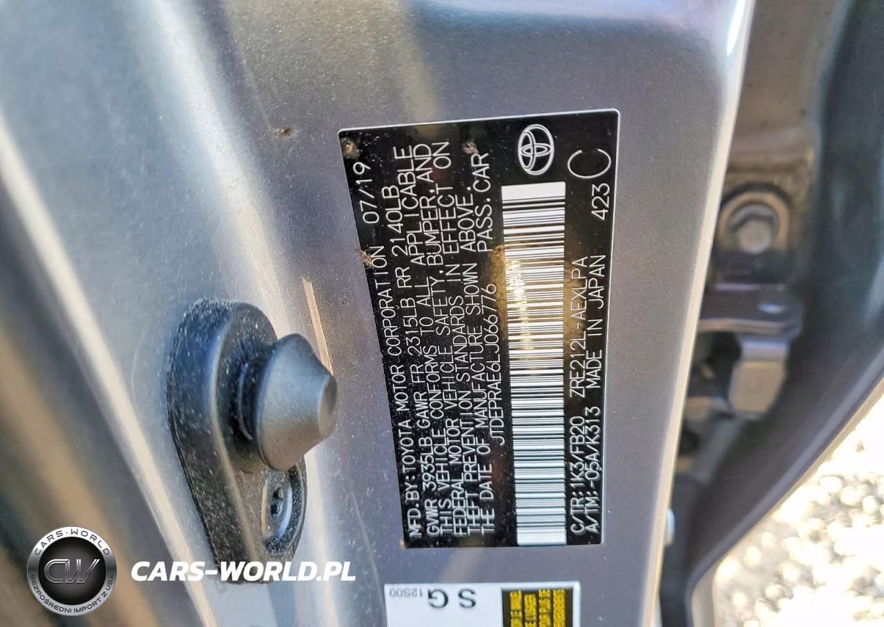 2020 Toyota Corolla Le VIN:JTDEPRAE6LJ066776 - 12
