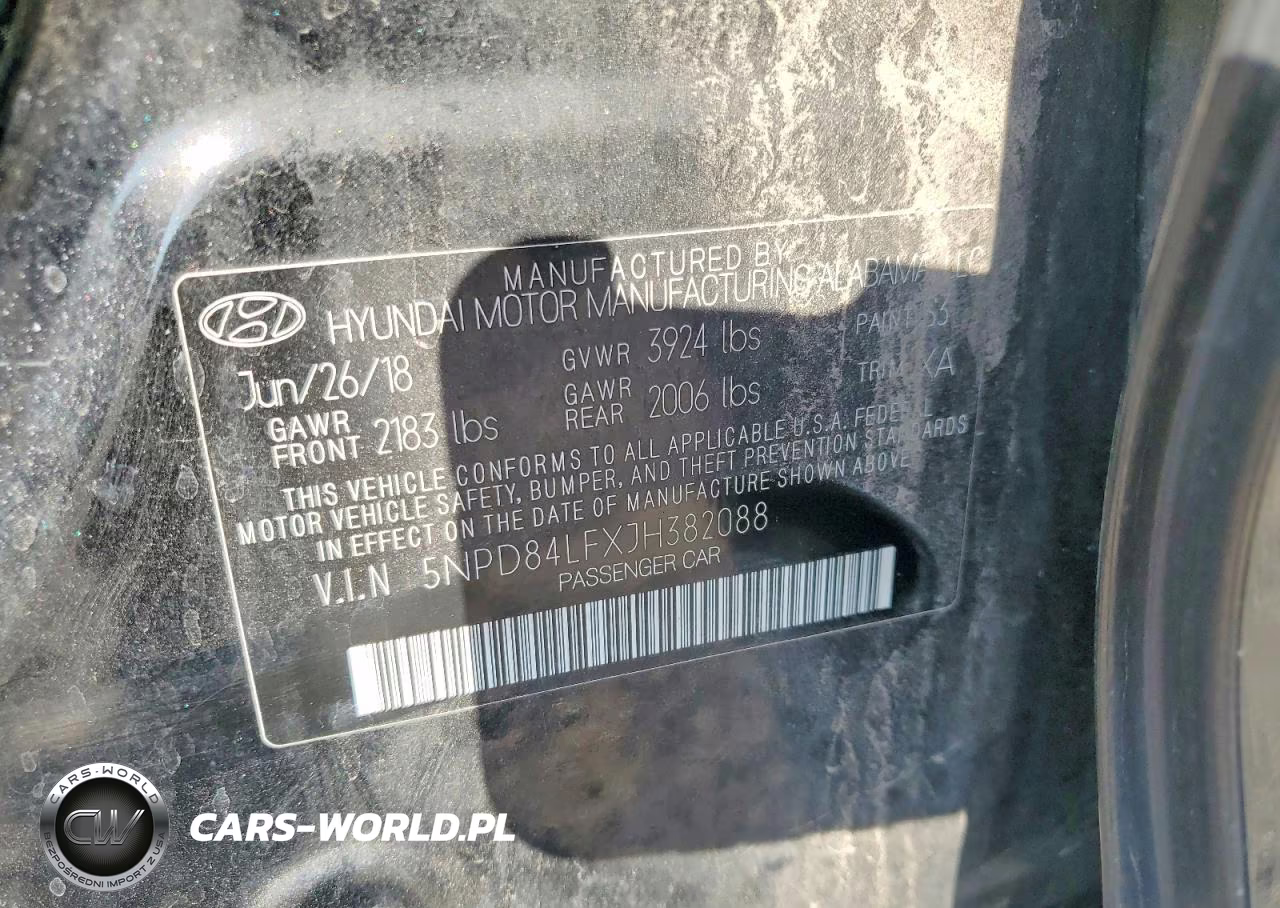 2018 Hyundai Elantra Sel VIN:5NPD84LFXJH382088 - 13
