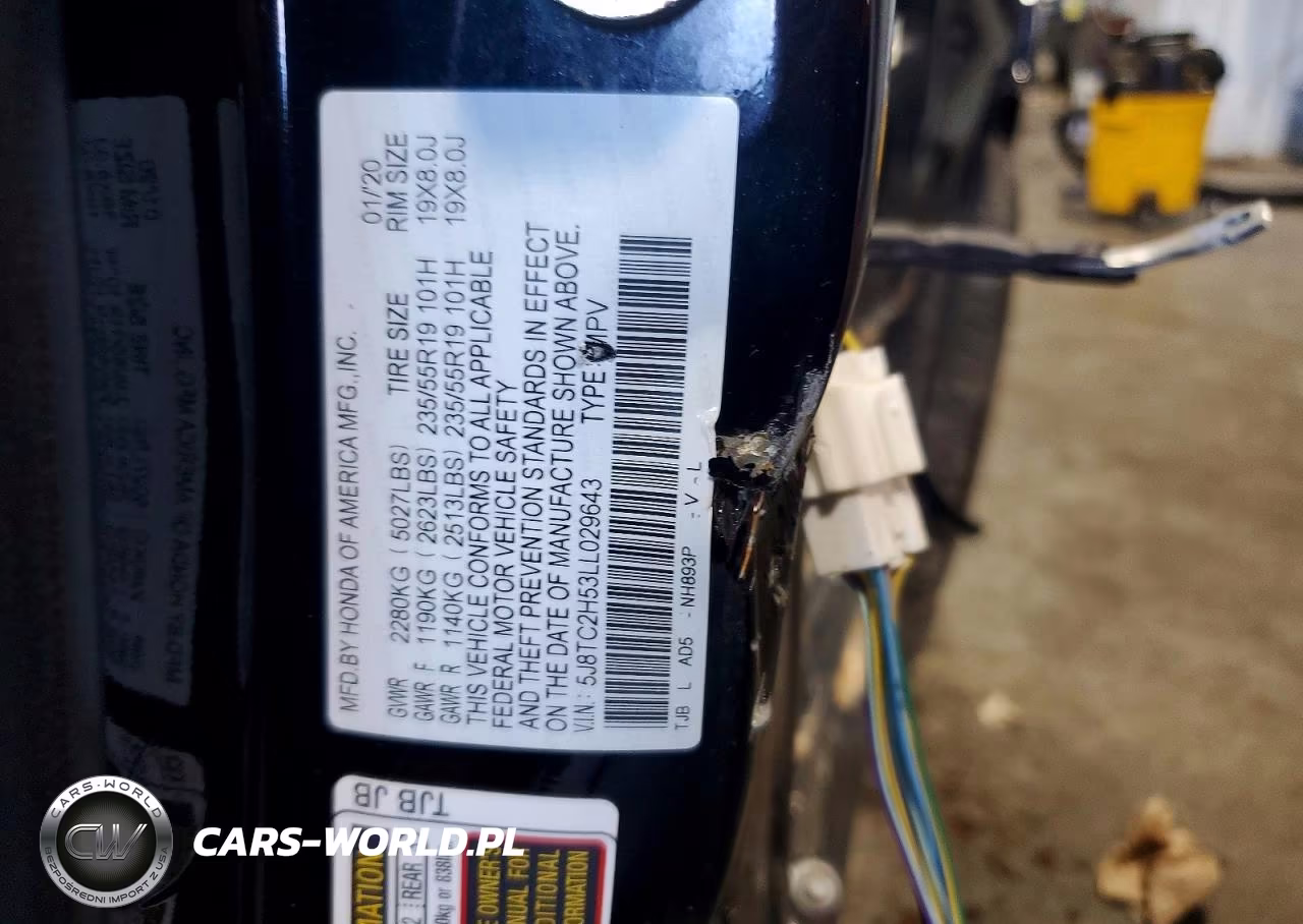 2020 Acura Rdx Technology VIN:5J8TC2H53LL029643 - 12