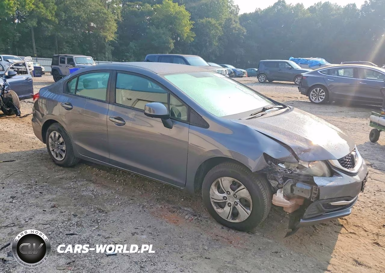 2013 Honda Civic Lx VIN:19XFB2F51DE216200 - 4