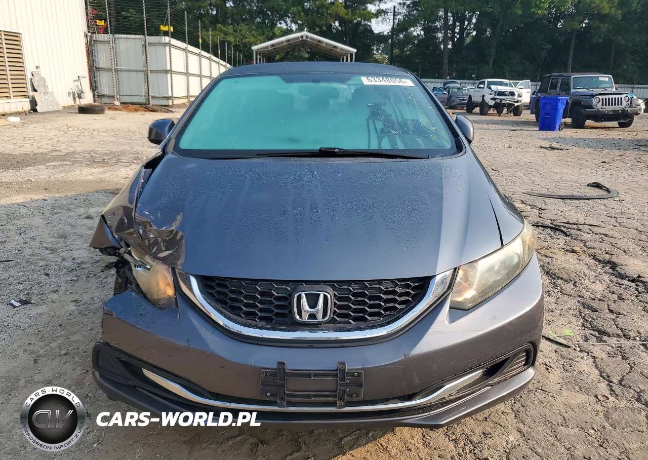 2013 Honda Civic Lx VIN:19XFB2F51DE216200 - 5