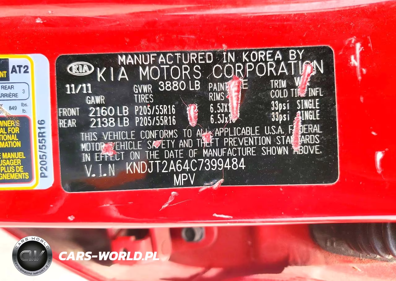 2012 Kia Soul + VIN:KNDJT2A64C7399484 - 12