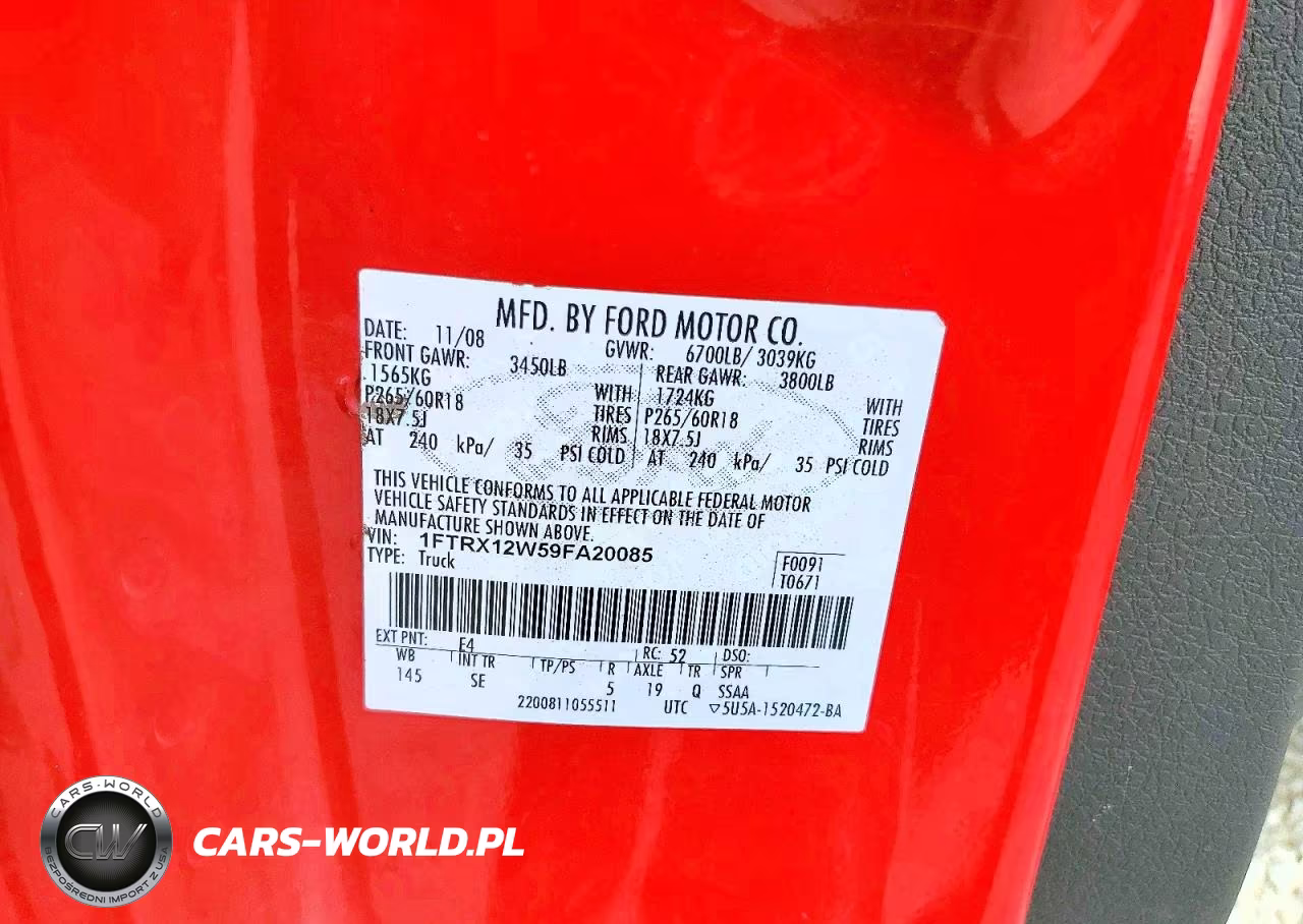 2009 Ford F150 Super Cab VIN:1FTRX12W59FA20085 - 12